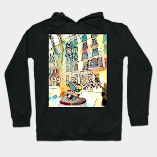 Kandinsky meets Barcelona, motif 2 Hoodie